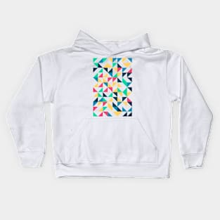 Creative Geometric Colourful Triangle Pattern #7 Kids Hoodie